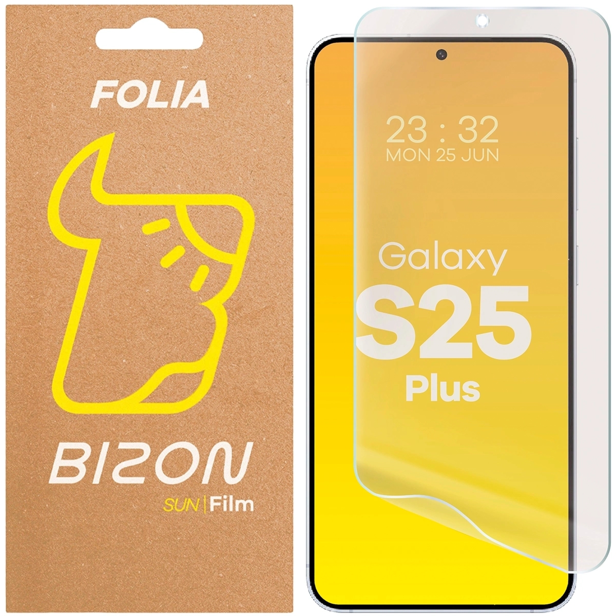 Folia matowa Bizon Film Sun do Galaxy S25 Plus, 1 sztuka
