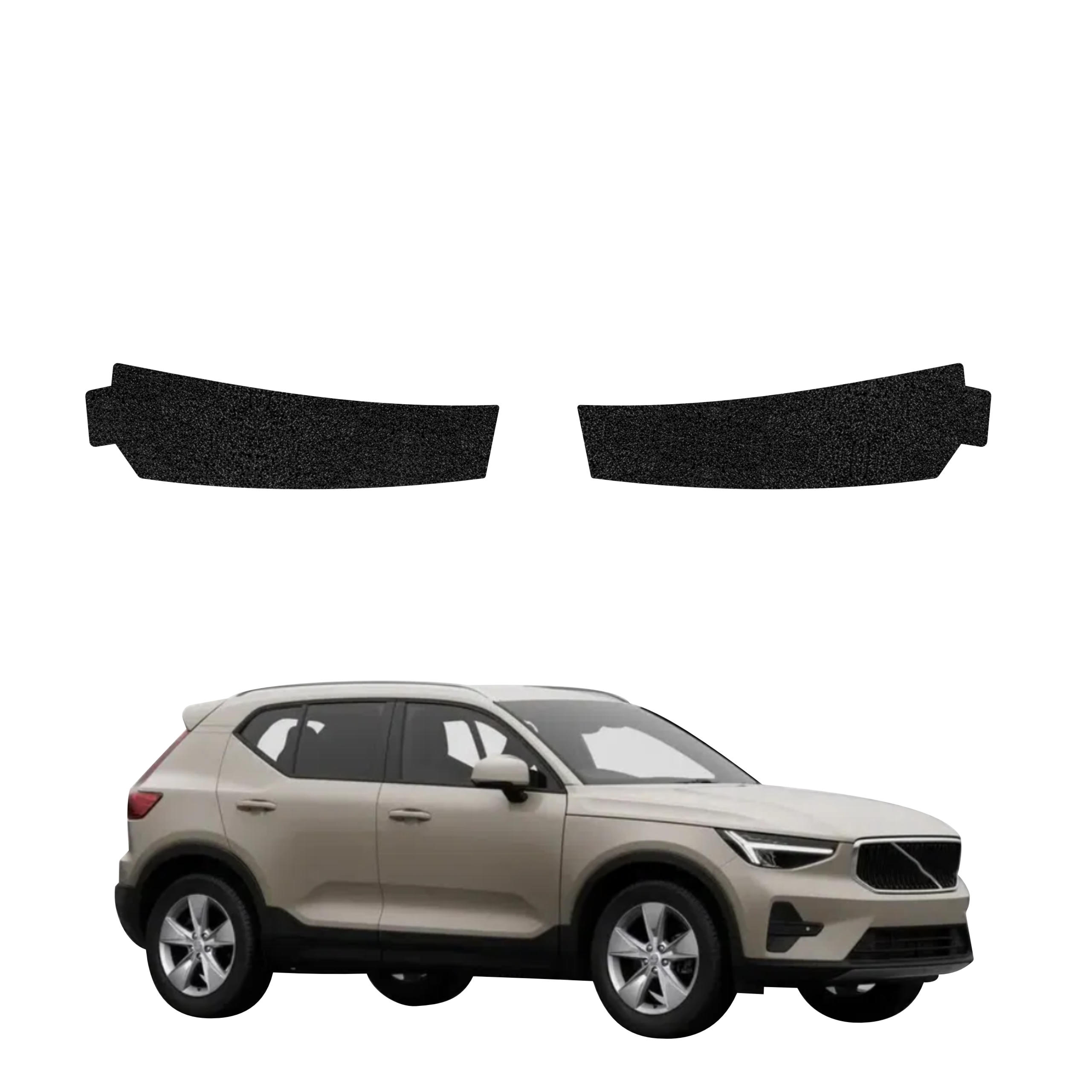 2w1 Czarna powłoka techniczna Grizz Protector na próg bagażnika Volvo XC40 (2022-2026)