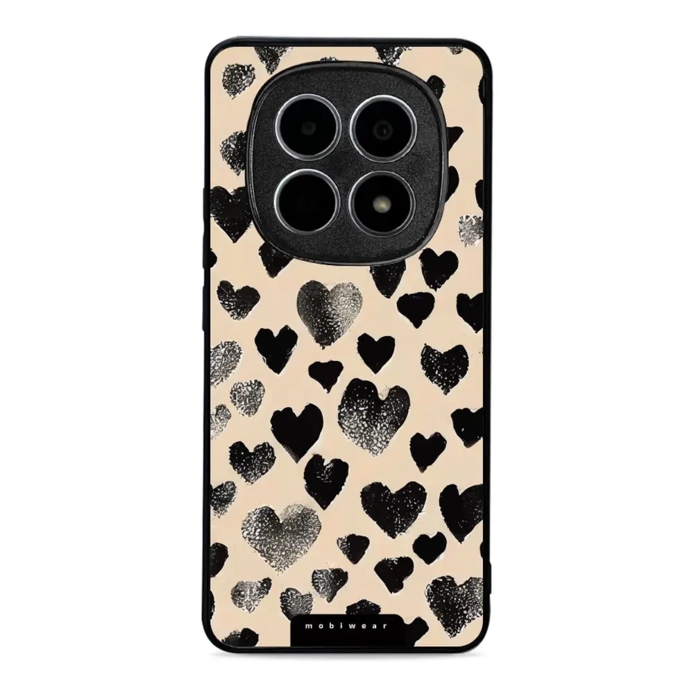 Etui ochronne do Xiaomi POCO M8 5G, Mobiwear Glossy Case, beżowa miłość