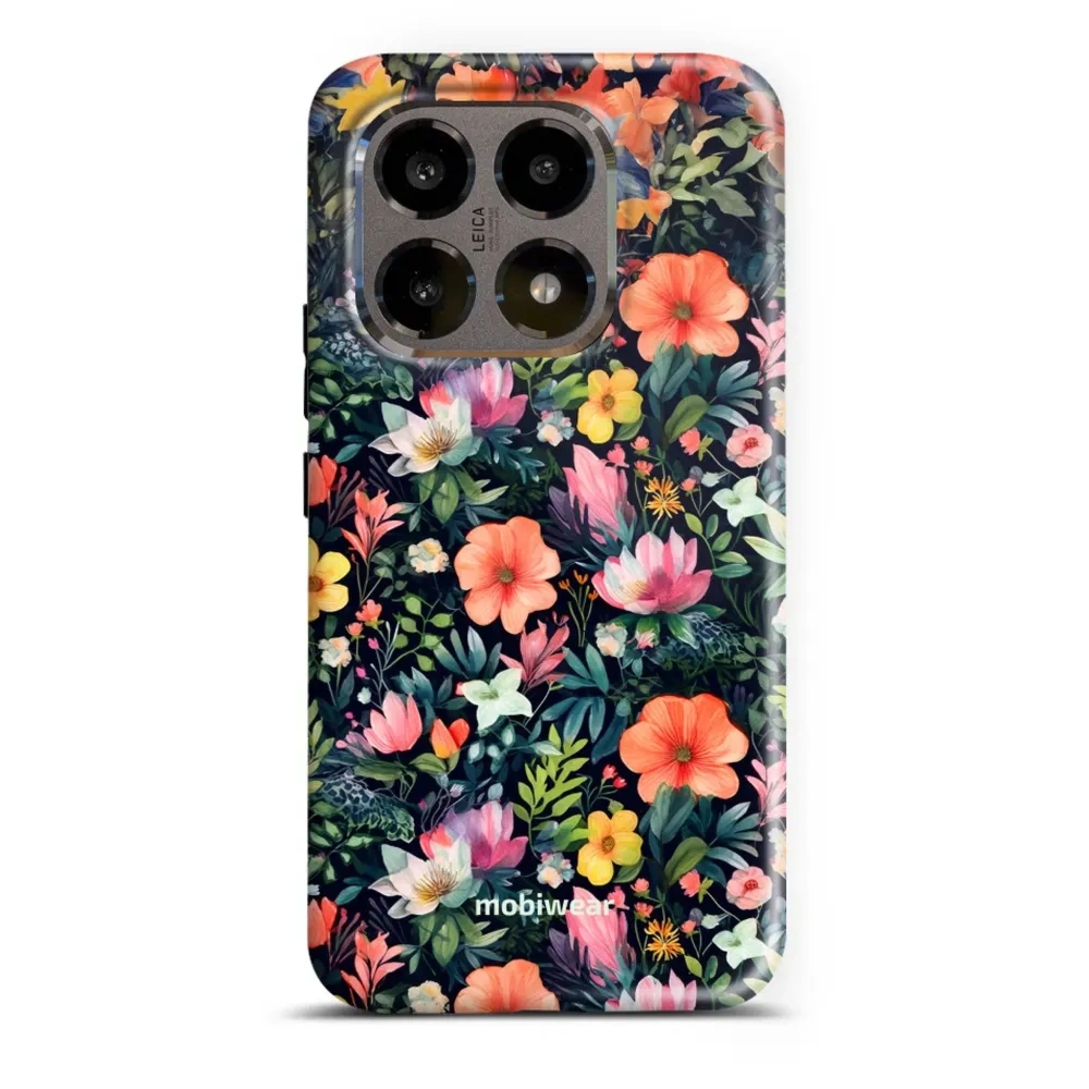 Etui ochronne do Xiaomi 15T, Mobiwear Elite Pro, kolorowo-kwieciste