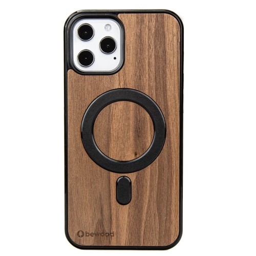 Image of Drewniane etui do iPhone 12 Pro Max, Bewood Orzech Amerykański MagSafe