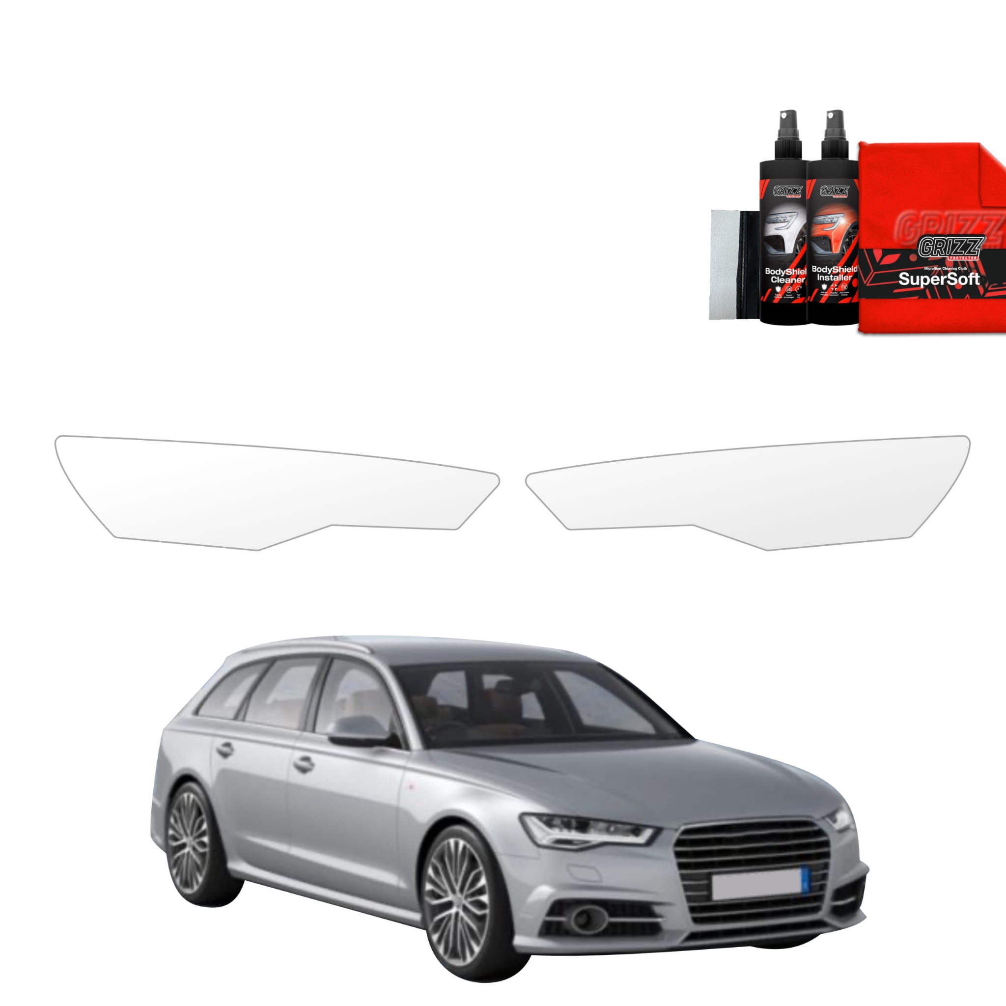 2w1 Folia ochronna na lampy Grizz Protector do Audi A6 C7 Avant Facelifting (2014-2018)