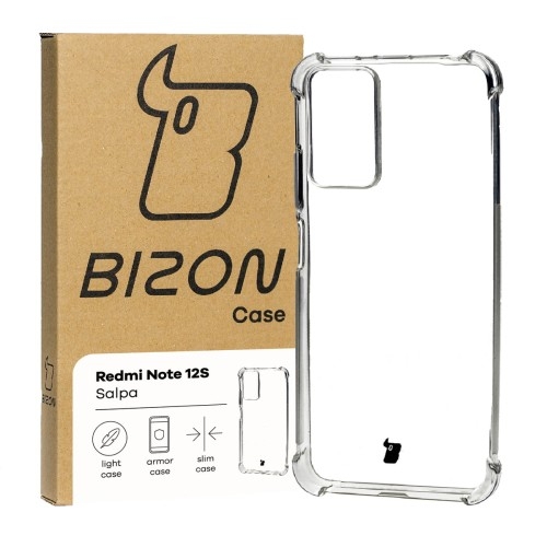 Image of Elastyczne etui Bizon Case Salpa do Xiaomi Redmi Note 12S, przezroczyste