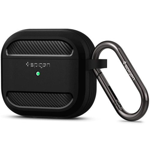 Image of Etui Spigen Rugged Armor Apple AirPods 3, czarne