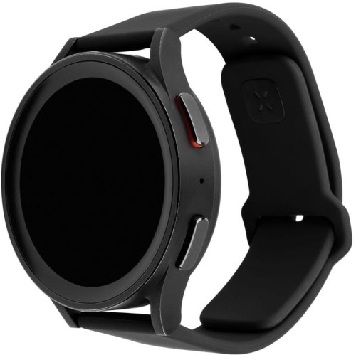 Image of Silikonowy pasek Fixed Silicone Strap z szybkozłączką 22mm do smartwatcha, czarny