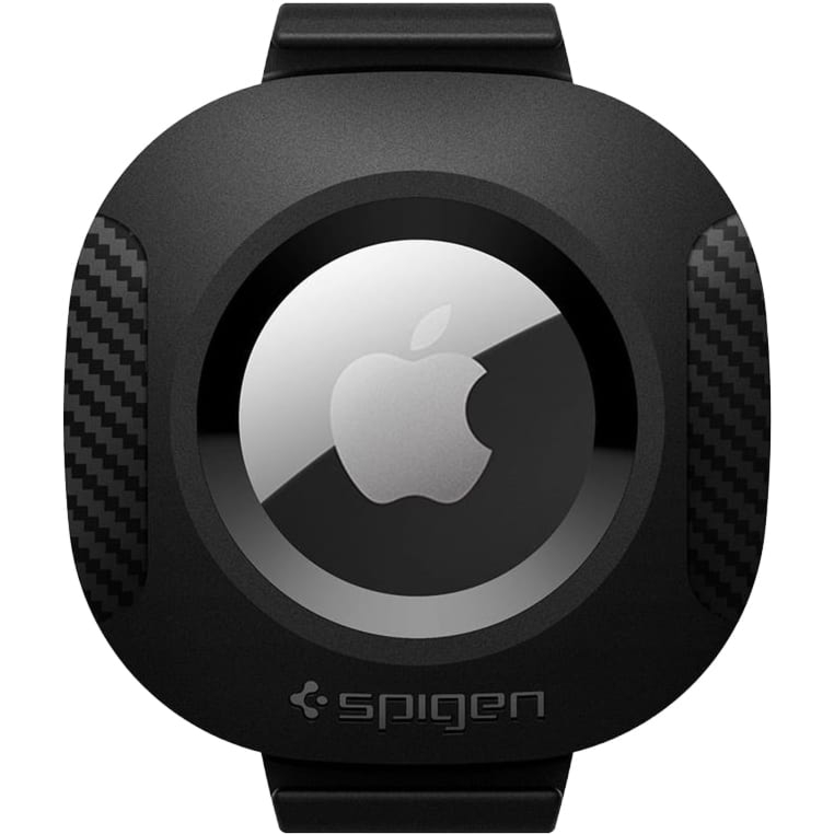 Etui na obrożę, plecak, walizkę do Apple AirTag, Spigen Pet Collar, czarne