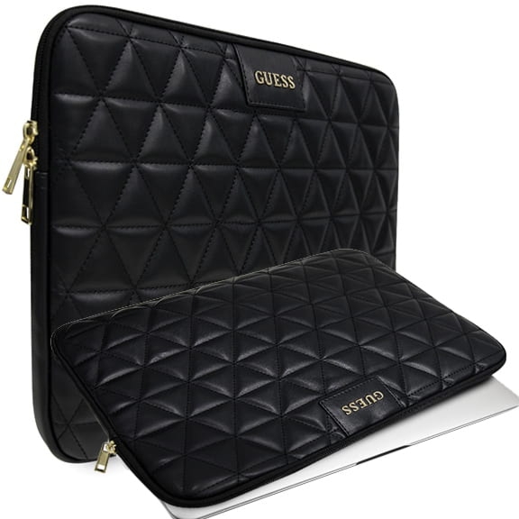 OUTLET: Etui do laptopa do 13” Guess Sleeve Quilted, czarne
