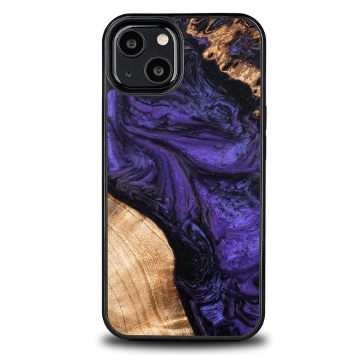 Image of Drewniane etui Bewood do iPhone 13, Violet