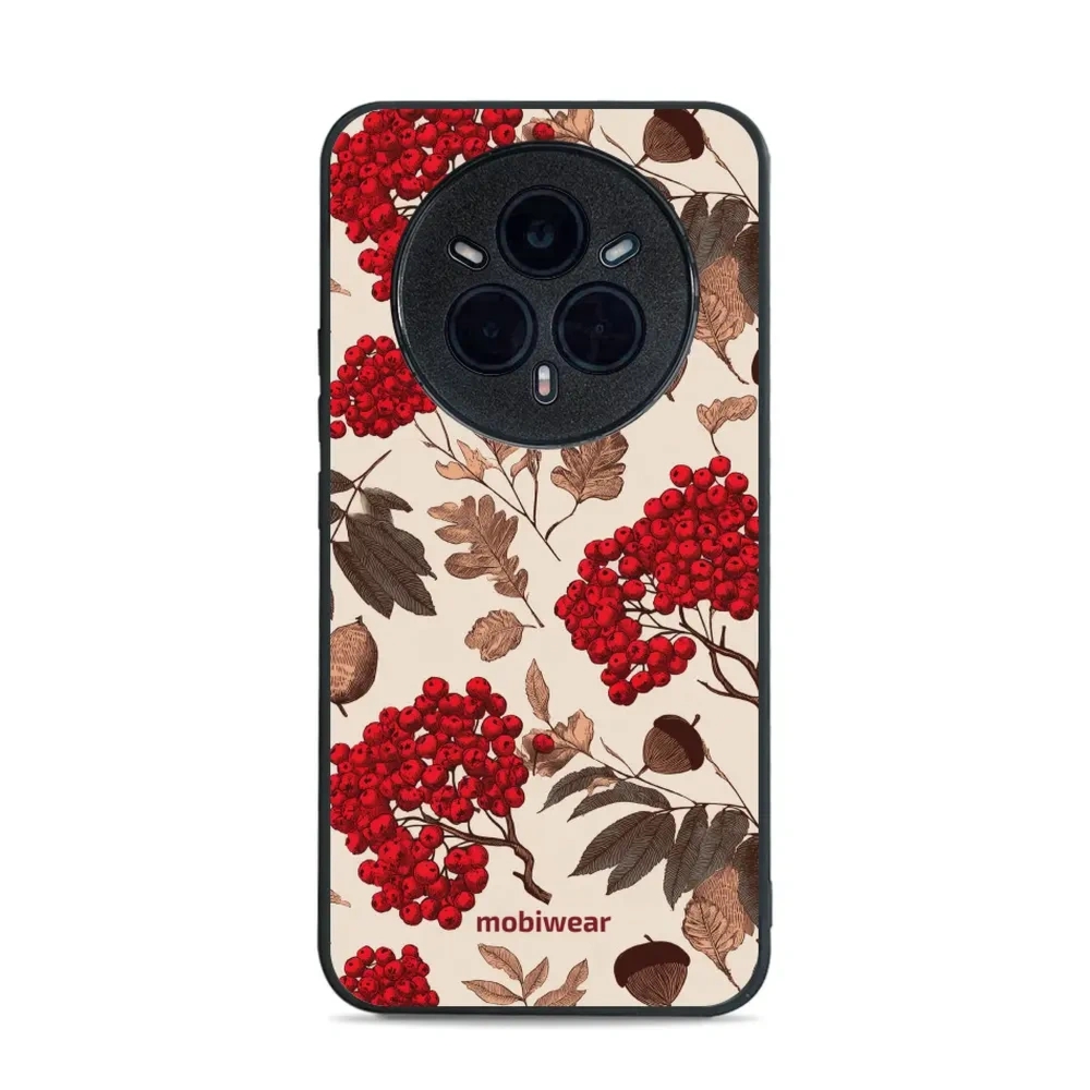 Etui ochronne do realme 14 Pro 5G, Mobiwear Glossy Case, jarzębina na ecru
