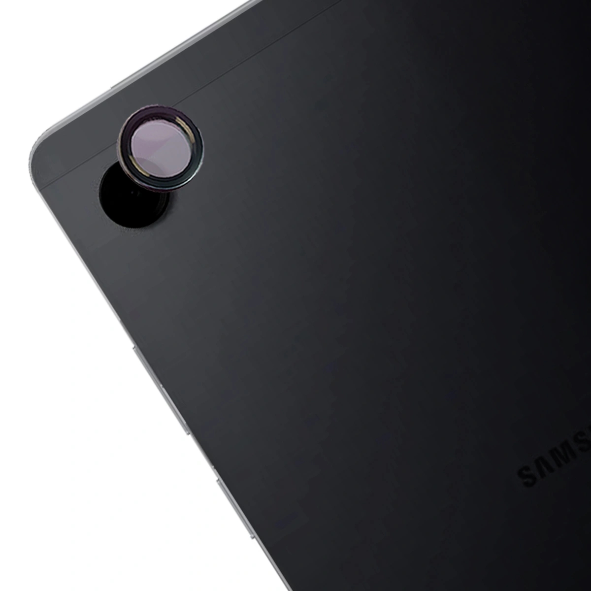 Szkło na aparat Bizon Glass Tab Snap Lens do Galaxy Tab A11, 1 zestaw, czarna ramka