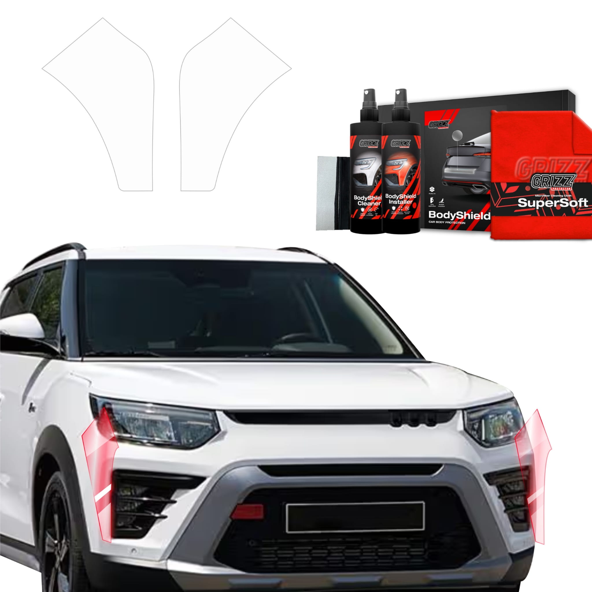 2w1 Folia ochronna Grizz Protector na zderzak do SsangYong Tivoli (2023-2026)