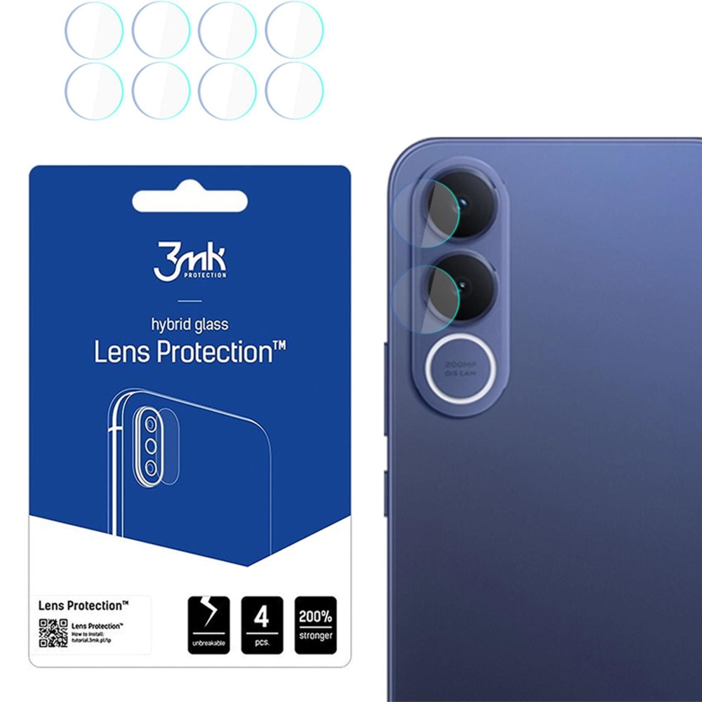 Osłona na aparat 3mk Lens Protection do Vivo V70 FE 5G, 4 zestawy