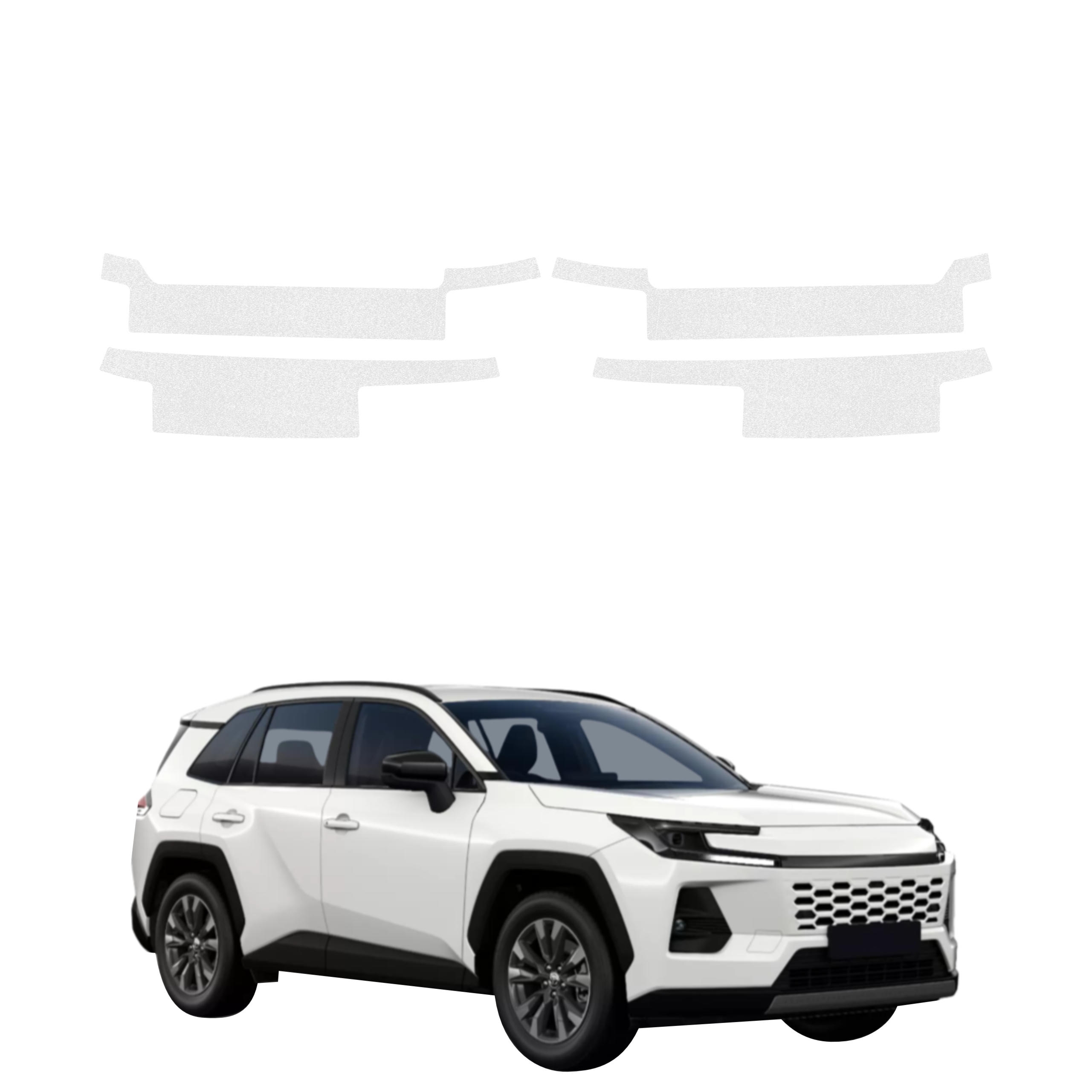 4w1 Biała powłoka techniczna Grizz Protector na progi Toyota RAV4 (2026)