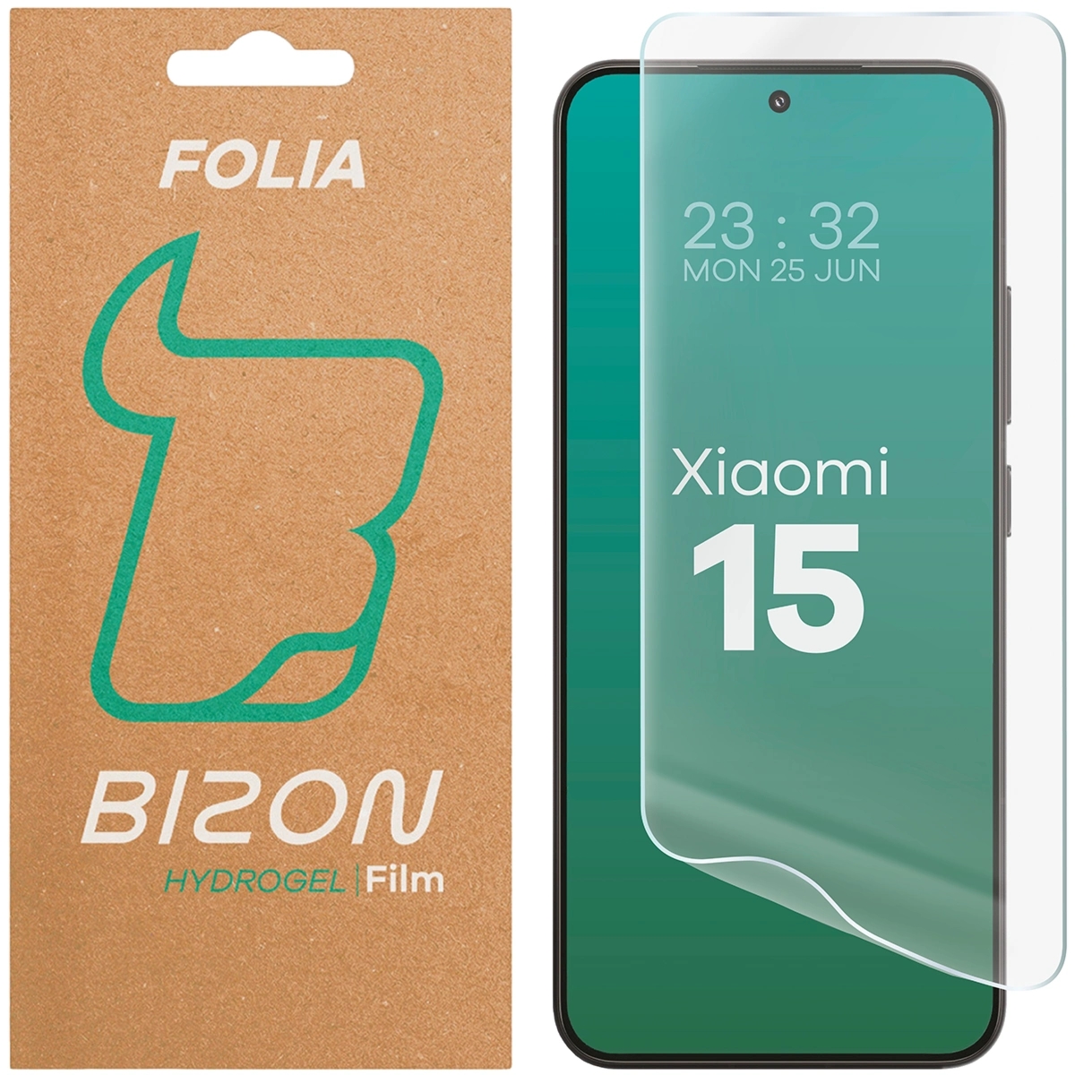 Folia hydrożelowa na ekran Bizon Film Hydrogel Front do Xiaomi 15, 1 sztuka