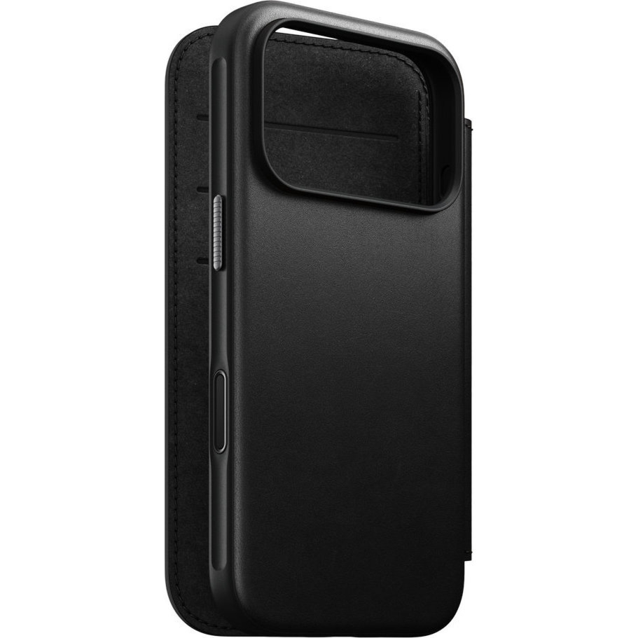 Etui z klapką Nomad Modern Leather Folio do MagSafe, do iPhone 18 Pro / 17 Pro, czarne