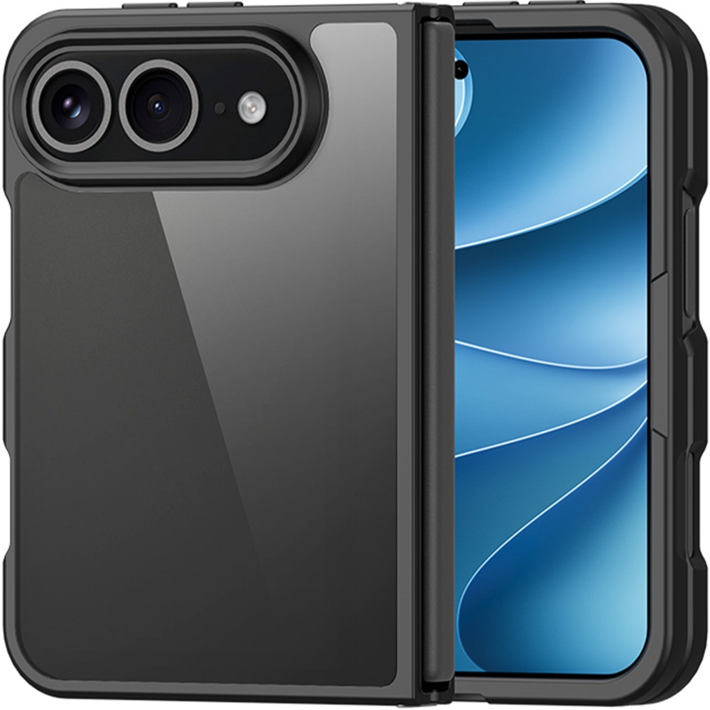 Etui Dux Ducis AIMO do iPhone Duo, przezroczysto-czarne