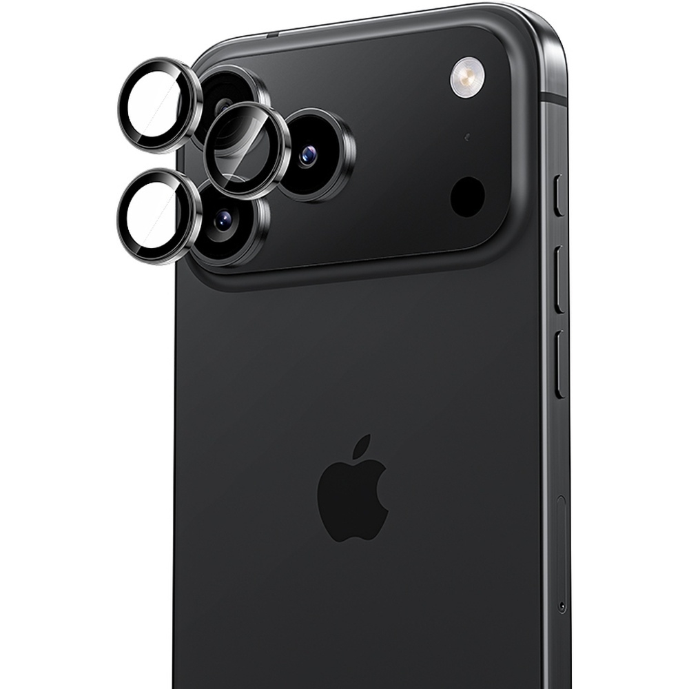 Szkło na aparat Benks DR Sapphire Lens Protector do iPhone 17 Pro / 17 Pro Max, czarne