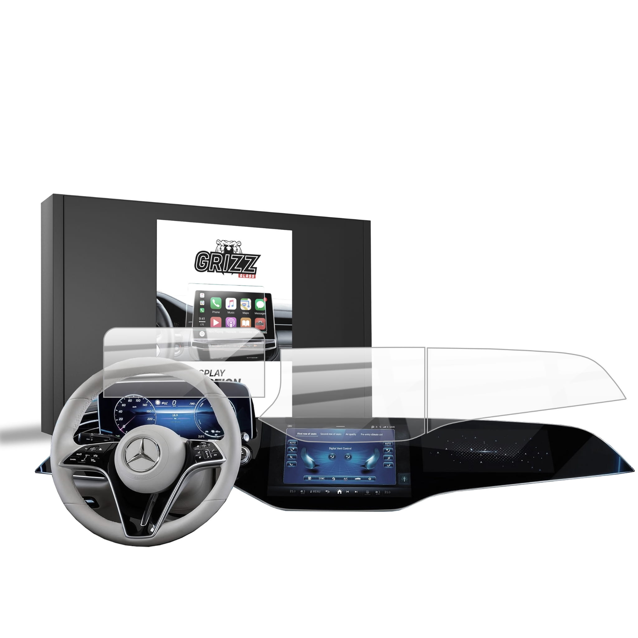 Image of Folia ceramiczna 3w1 Grizz Protector do Mercedes E Klasa W214 Superscreen (2023-2025)