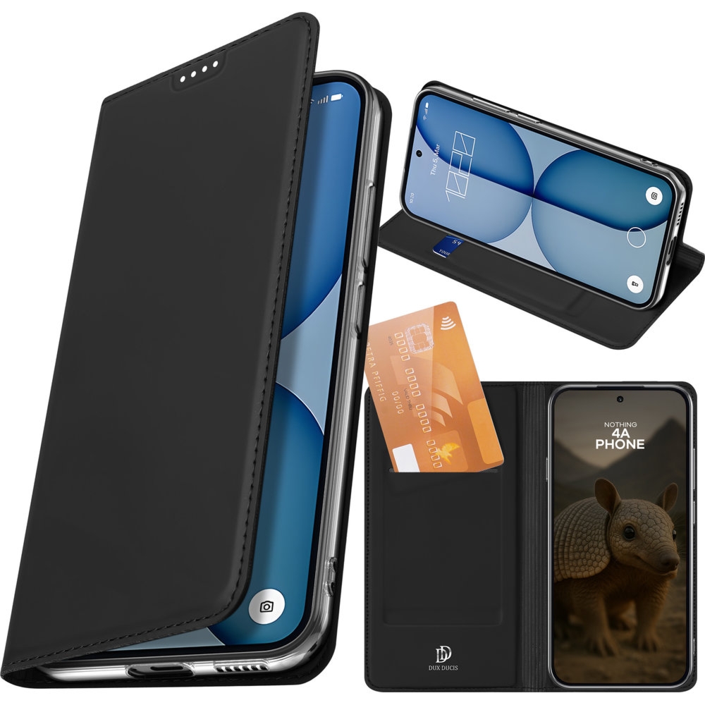 Etui z klapką Dux Ducis Skin Pro do Nothing Phone 4a, czarne