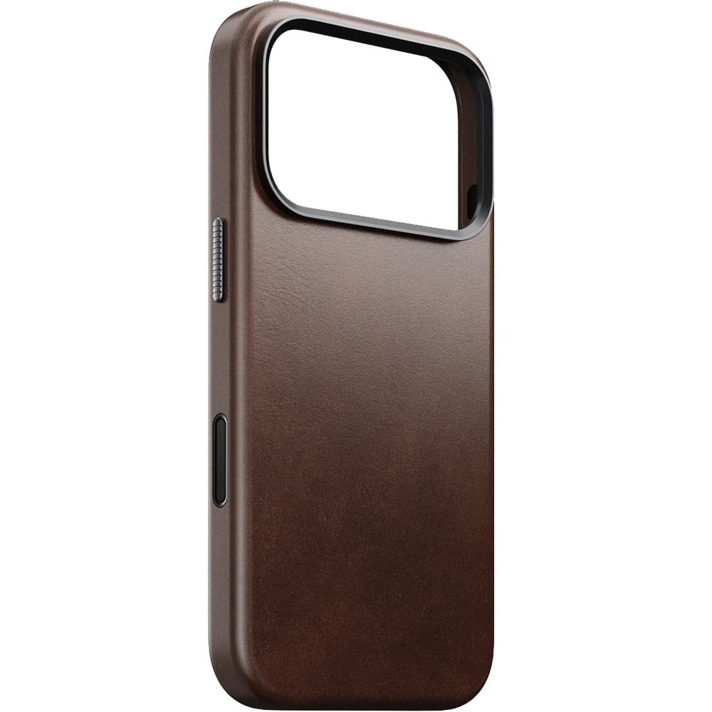 Skórzane etui Nomad Traditional Leather Case Horween Series do MagSafe do iPhone 17 Pro, rustykalne brązowe