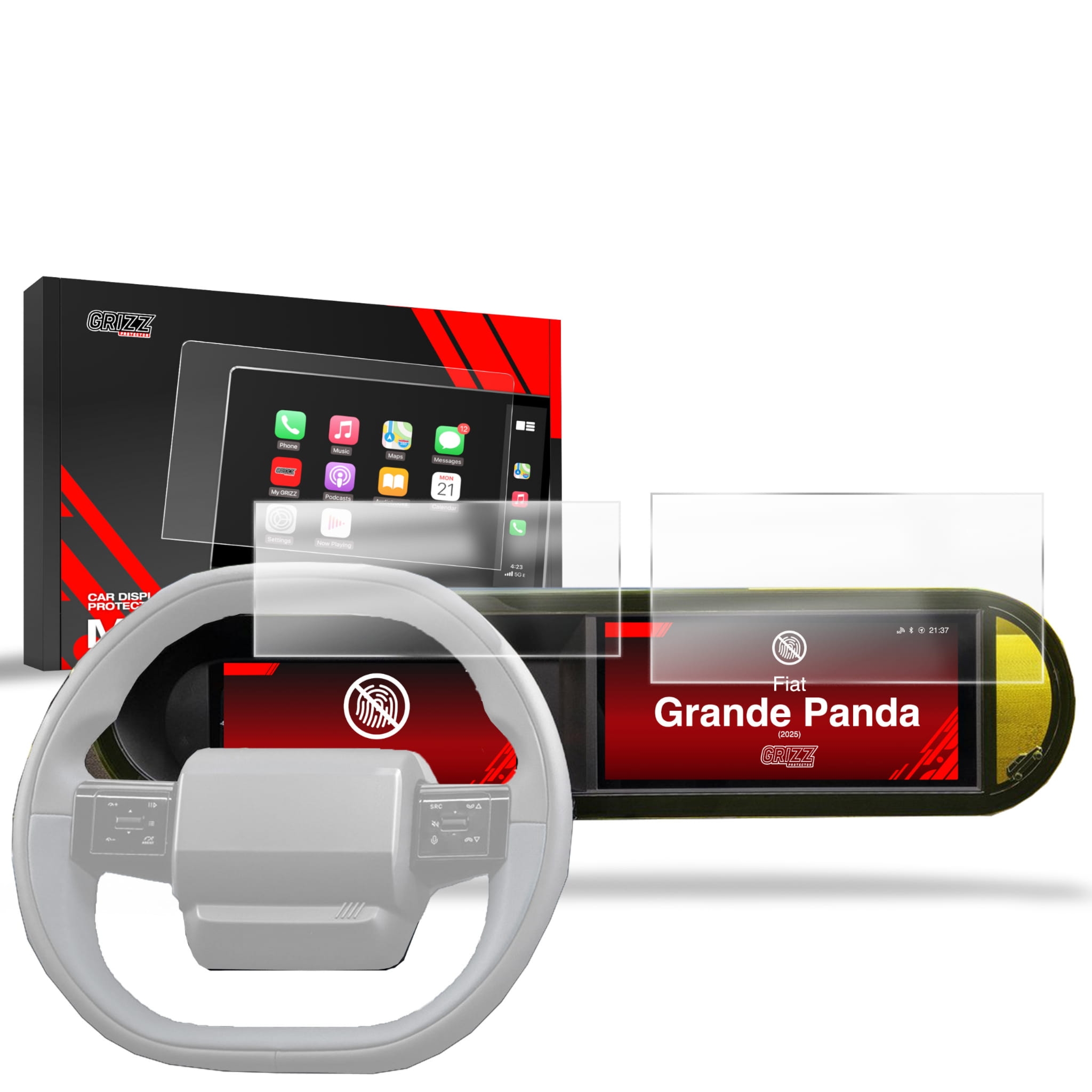Folia matowa Grizz Protector do Fiat Grande Panda 10,25″ (2025-2026)