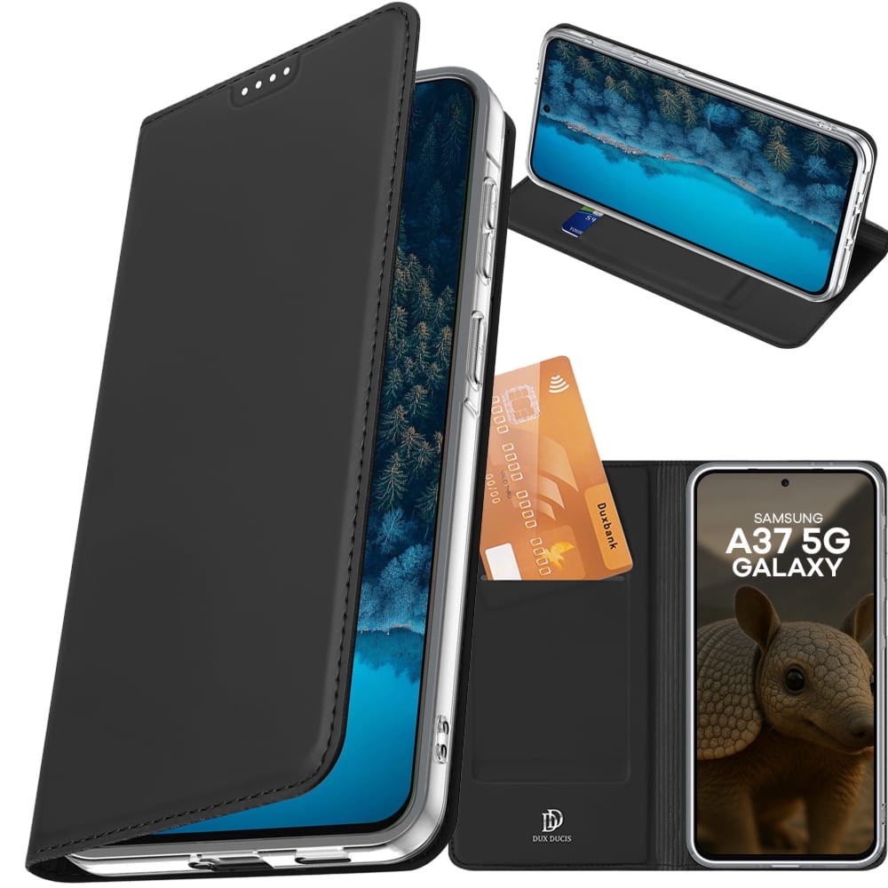 Etui z klapką Dux Ducis Skin Pro do Galaxy A37 5G, czarne