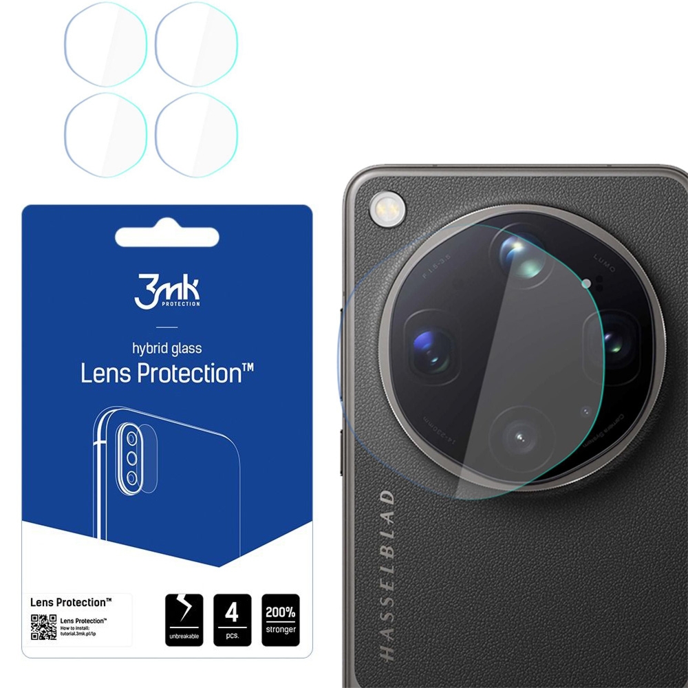 Osłona na aparat 3mk Lens Protection do Oppo Find X9 Ultra, 4 zestawy