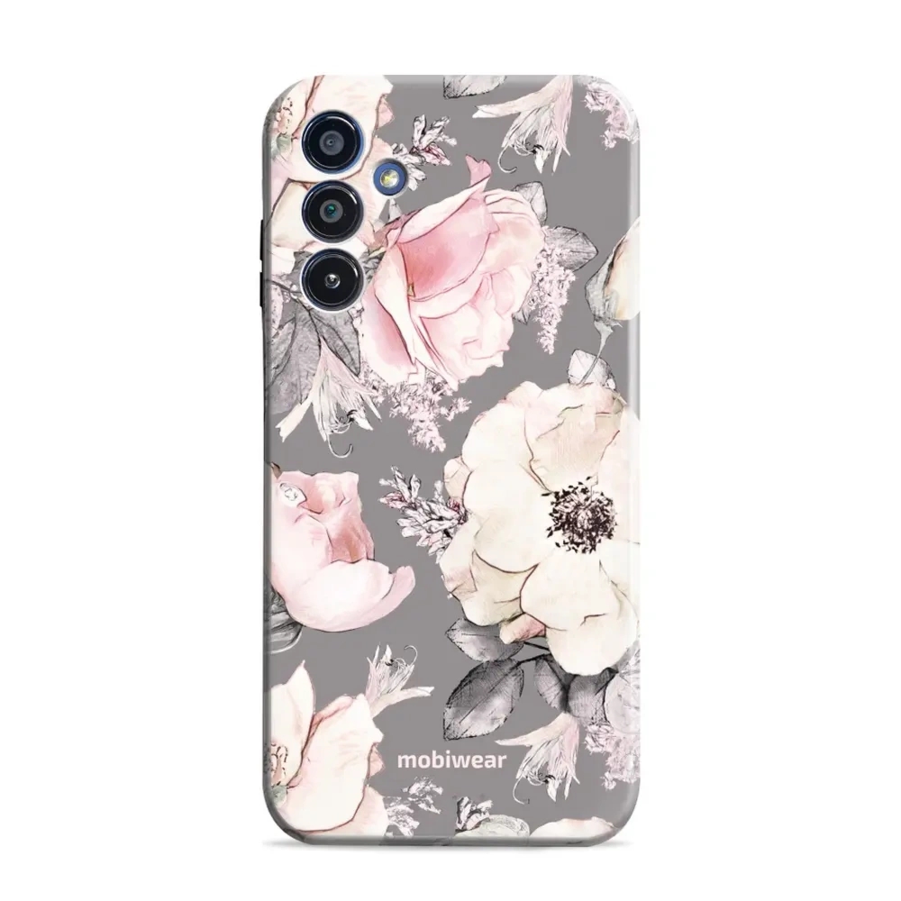 Etui ochronne do Galaxy S25 Ultra, Mobiwear Elite Pro, różowo-kwieciste