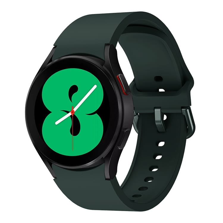 Image of Pasek Bizon Strap Watch Silicone do Galaxy Watch 20 mm, ciemnozielony