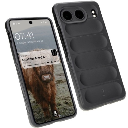 Image of Pancerne etui Bizon Case Tur do OnePlus Nord 4, czarne