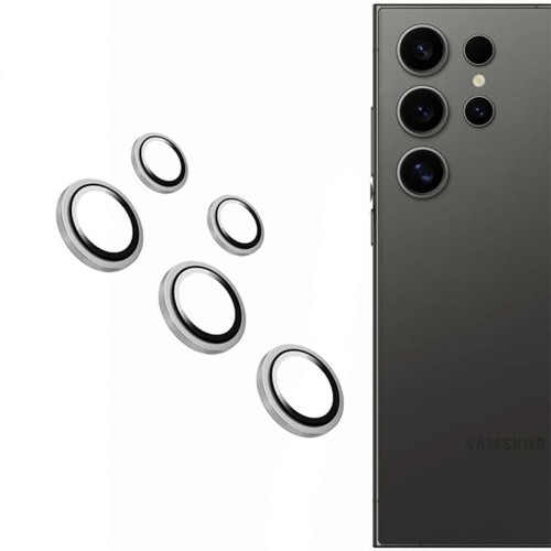 Image of Szkło na aparat Fixed Invisible Camera Glass do Galaxy S24 Ultra, srebrne