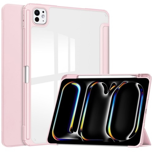 Image of Etui Bizon Case Tab Clear Matt do iPad Pro 13" 7 gen. 2024, różowe