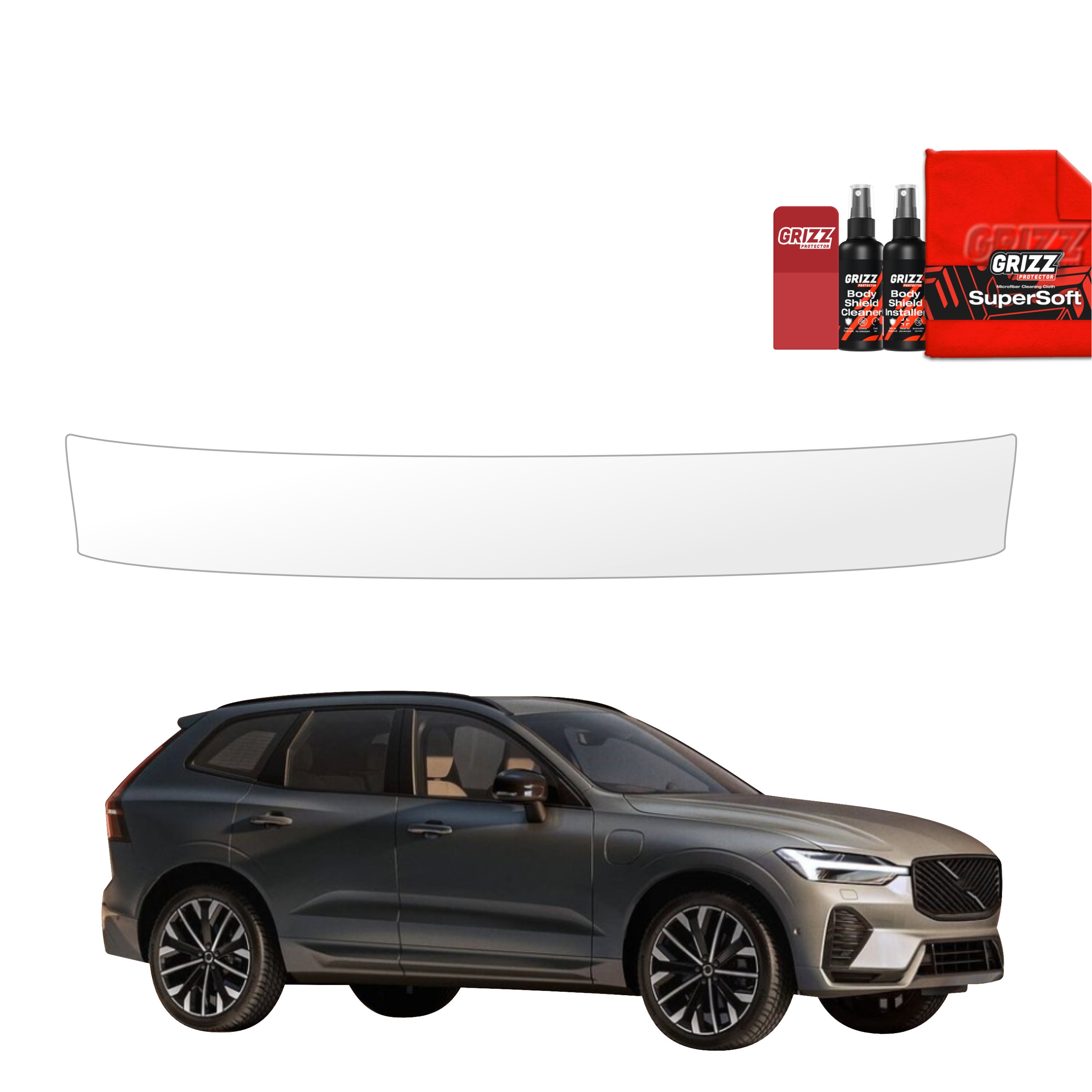 Folia ochronna na próg bagażnika Grizz Protector do Volvo XC60 (2025-2026)