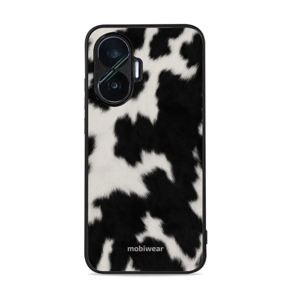 Etui ochronne do Xiaomi POCO F7, Mobiwear Glossy Case, krowie futerko