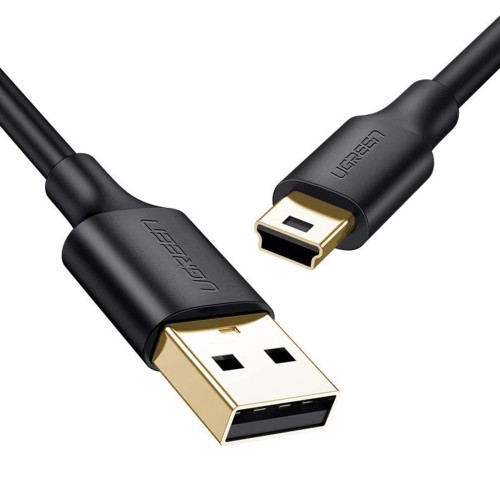 Image of Kabel Ugreen USB-A / mini USB, 480 Mbps 0,25 m, czarny