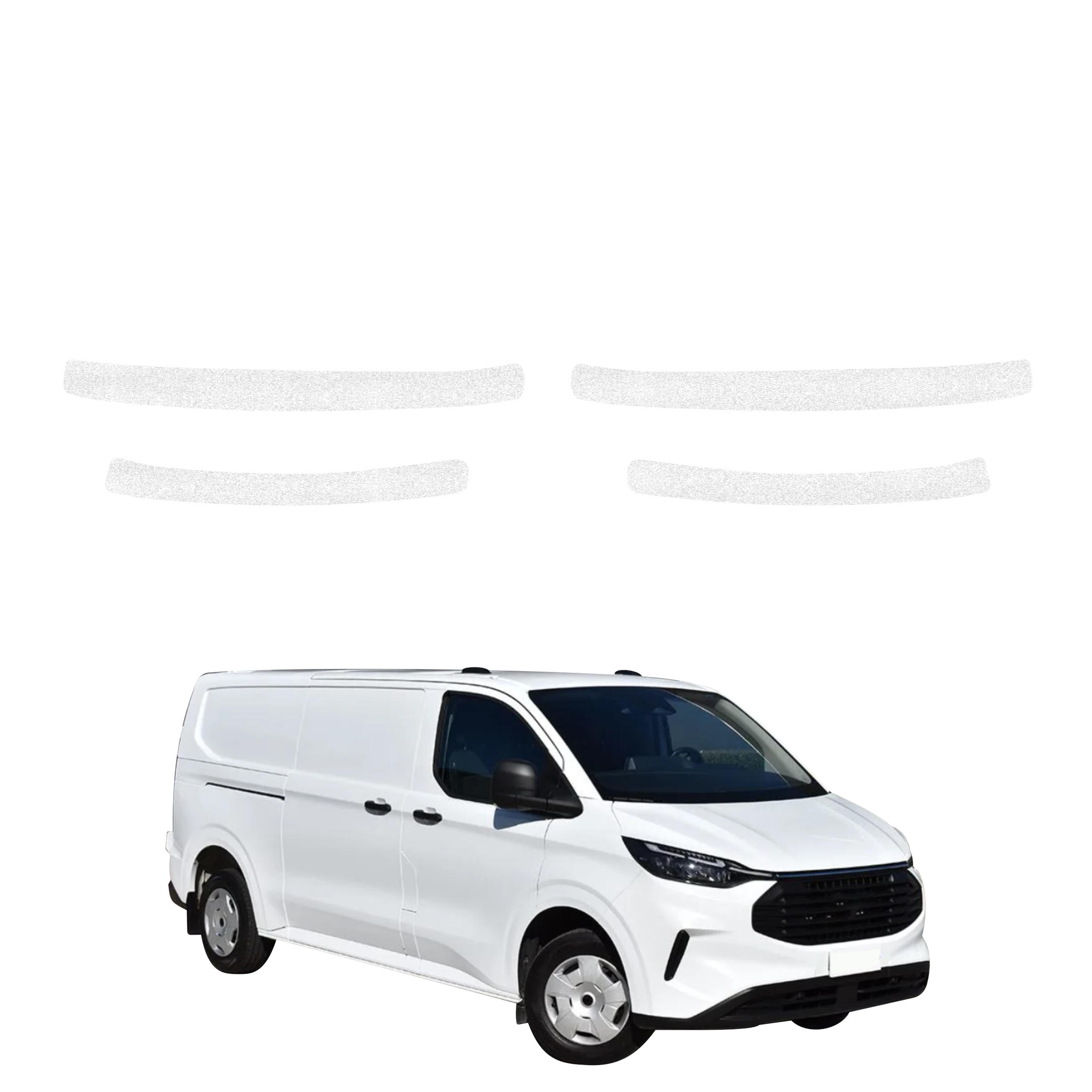 4w1 Biała powłoka techniczna Grizz Protector na progi Ford Custom (2023-2026)