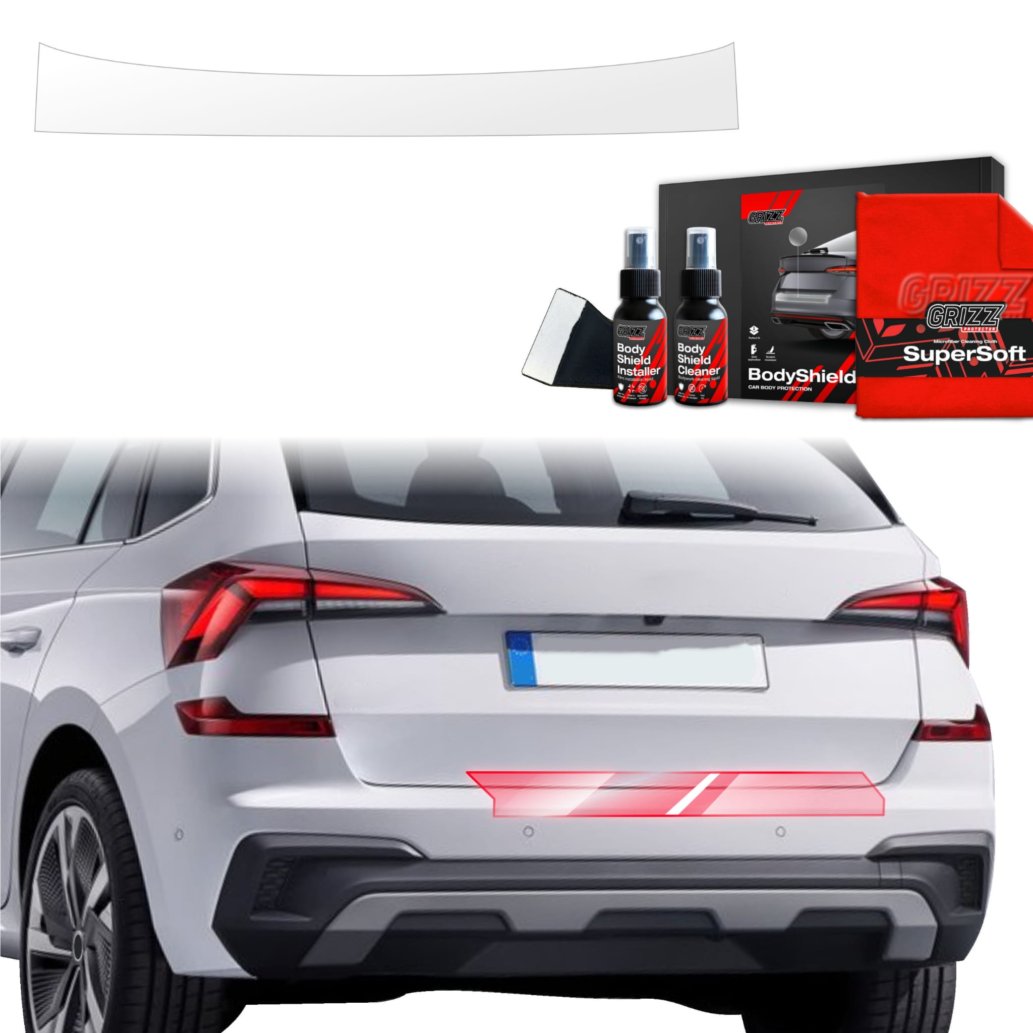 Folia ochronna na próg bagażnika Grizz Protector do Skoda Kamiq (2019-2025)