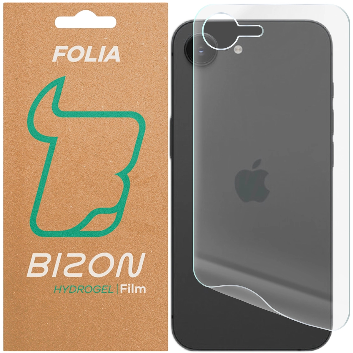 Folia hydrożelowa na tył Bizon Glass Hydrogel do iPhone 16e, 1 sztuka