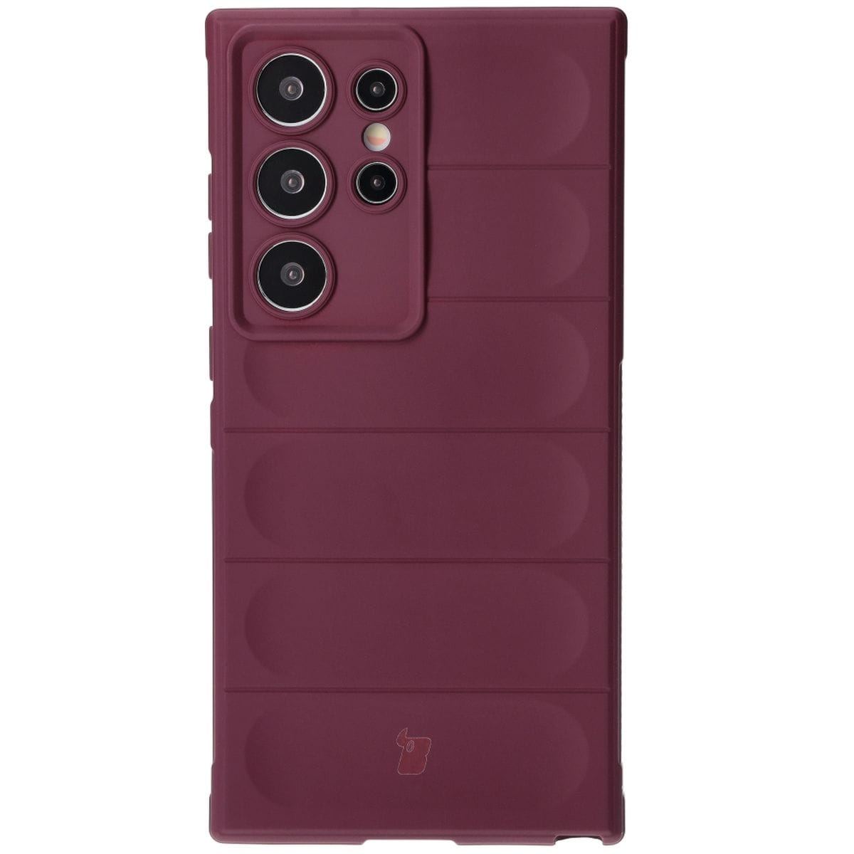 Pancerne etui Bizon Case Tur do Galaxy S24 Ultra, burgundowe