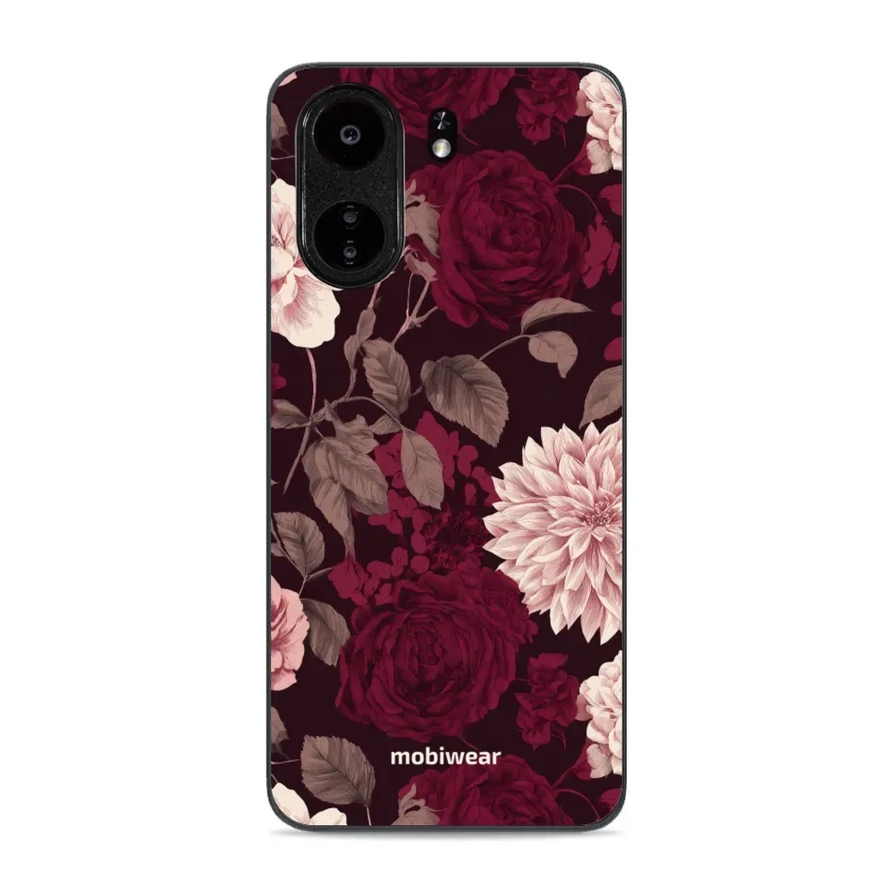 Etui ochronne do Xiaomi POCO C65, Mobiwear Glossy Case, wino i dalie