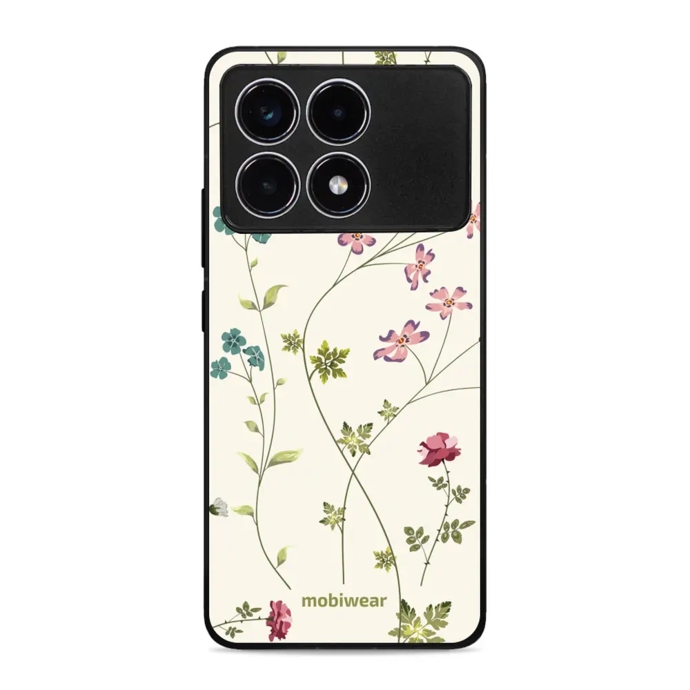 Etui ochronne do Xiaomi Poco F6 Pro, Mobiwear Glossy Case, sielski kwiat