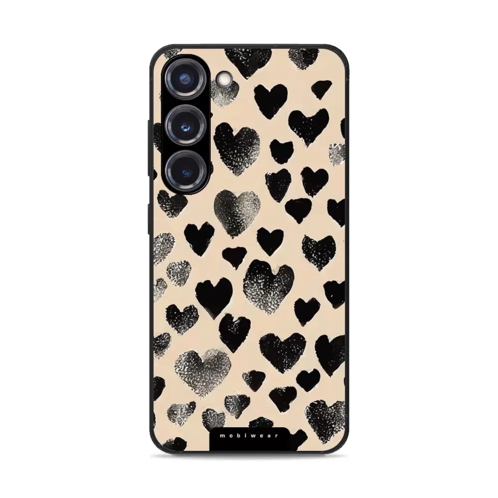 Etui ochronne do Galaxy S23 Plus, Mobiwear Glossy Case, beżowa miłość