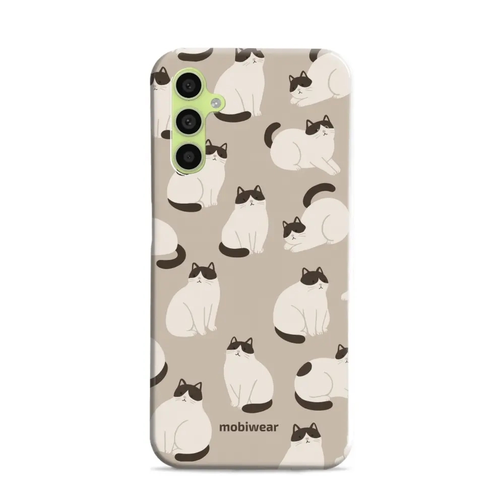 Etui ochronne do Galaxy A34 5G, Mobiwear Elite Pro, kawa miau