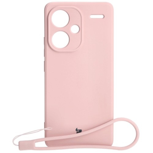 Image of Etui Bizon Case Silicone Sq do Xiaomi Redmi Note 13 Pro+ 5G, jasnoróżowe