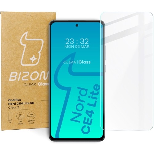 Image of Szkło hartowane Bizon Glass Clear 2 do OnePlus Nord CE4 Lite 5G