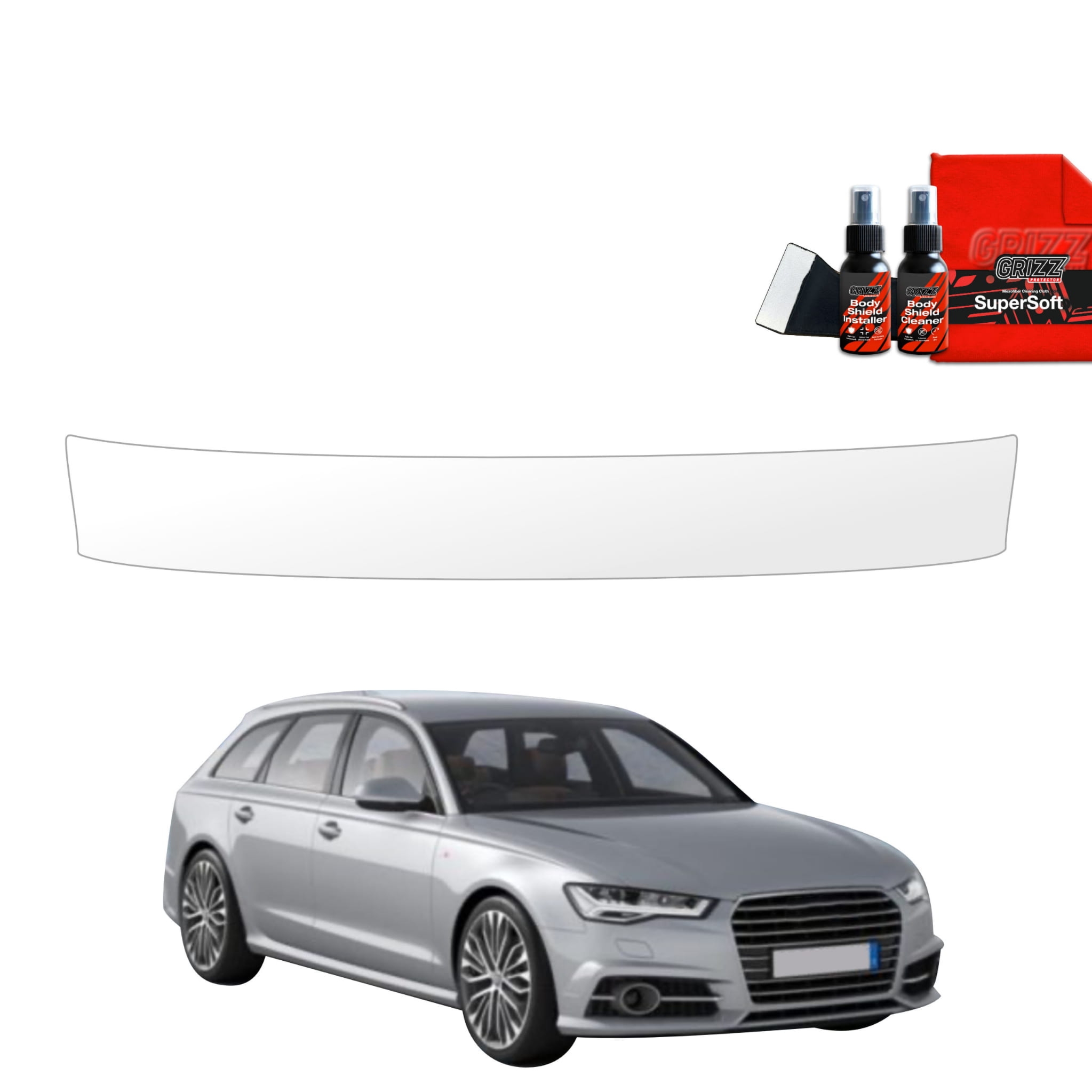 Folia ochronna na próg bagażnika Grizz Protector do Audi A6 C7 Avant Facelifting (2014-2018)