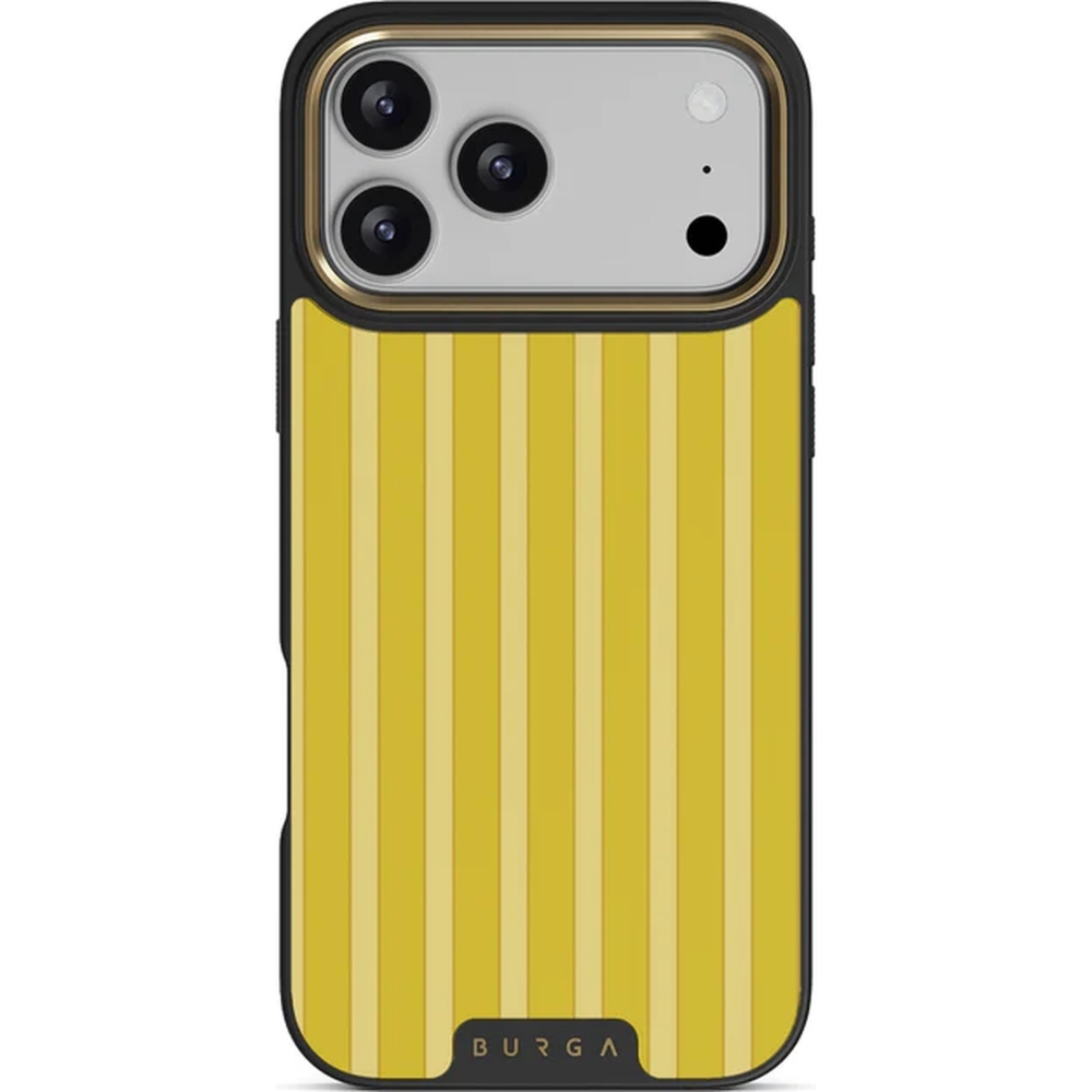 Etui Burga Elite Dark MagSafe do iPhone 17 Pro Max, Sunbreak Gold