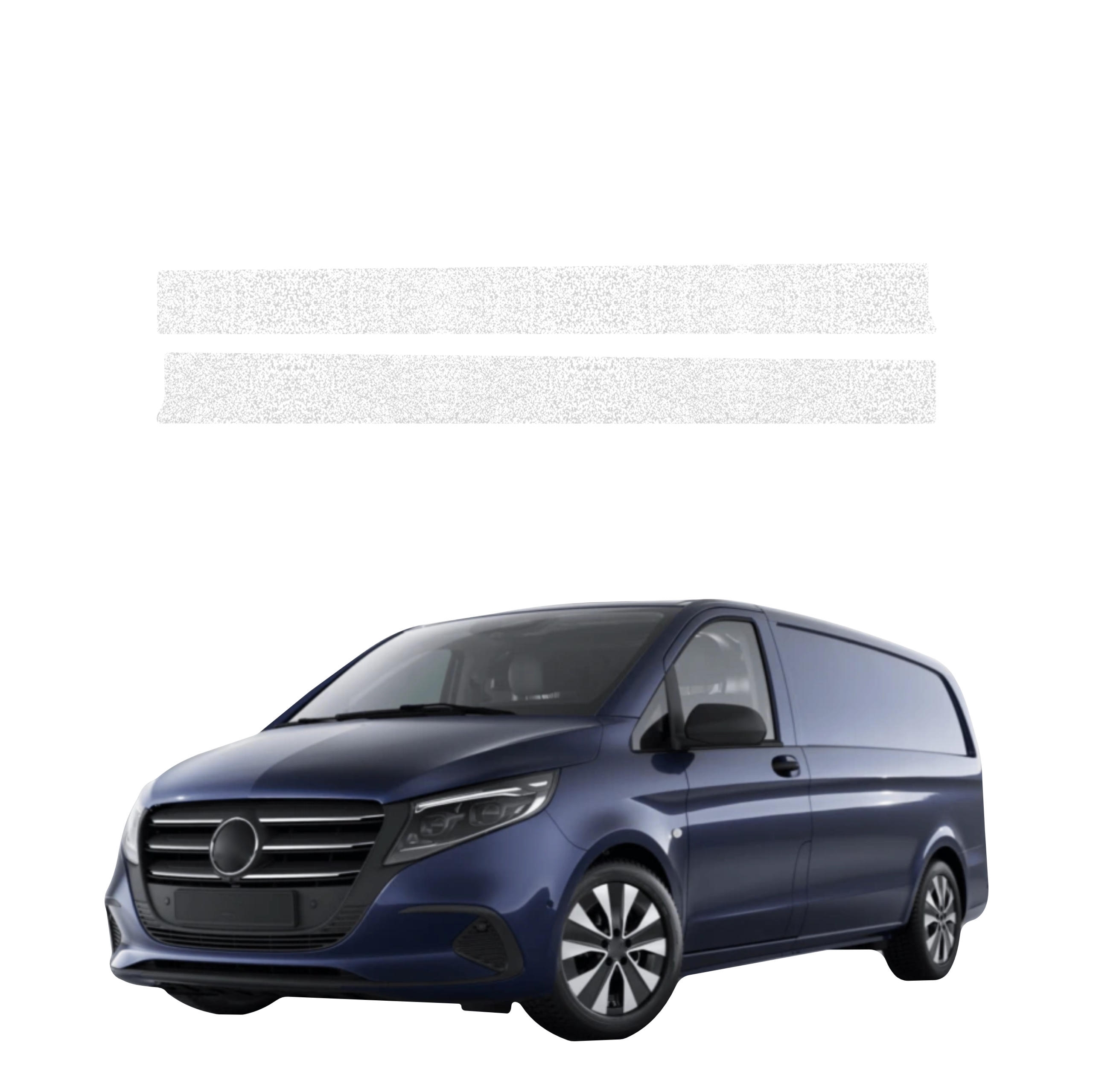 2w1 Biała powłoka techniczna Grizz Protector na przednie progi Mercedes-Benz eVito (2014-2026)