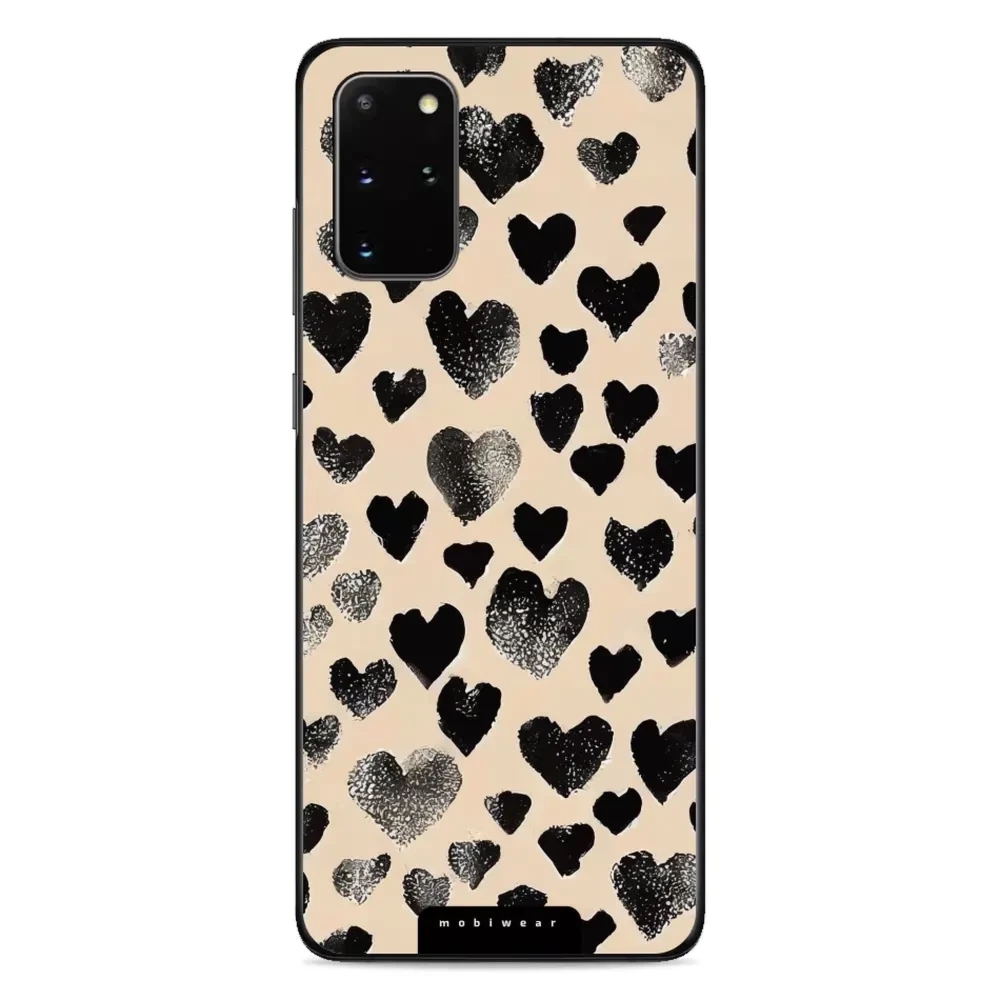 Etui ochronne do Galaxy S20 Plus, Mobiwear Glossy Case, beżowa miłość