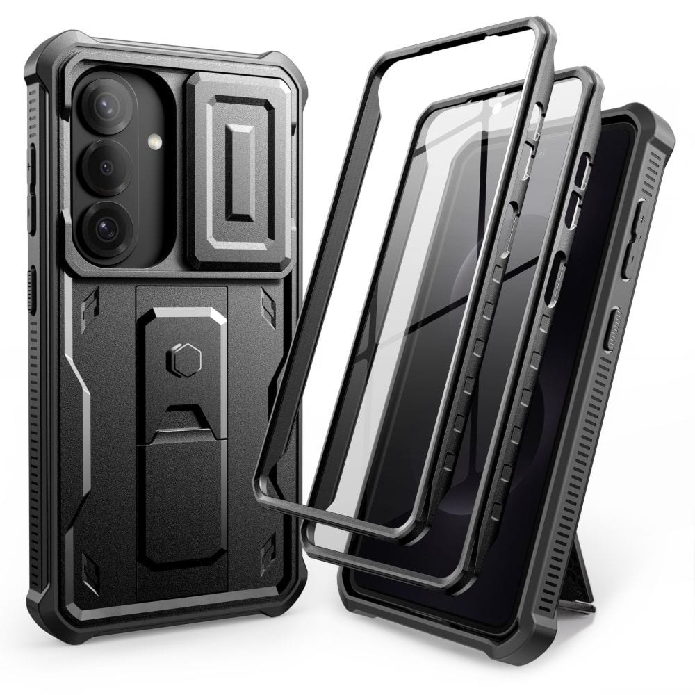 Etui pancerne Tech-Protect Kevlar Cam+ 2-Set do Galaxy S26, czarne